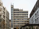 Gedimino pr. 28 kiemo fasadas ir Gedimino pr. 26 eksterjerai. „Fragment architektų“ vizualizacija