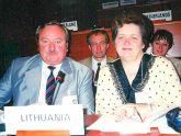 Pasaulinėje „Habitat“ konferencijoje Stambule, Turkijoje, su B. Bradausku. 1996 metai. 