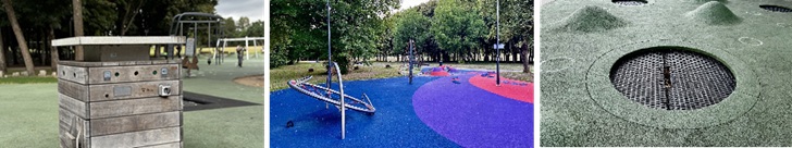 sporto įrenginiai ir vaikų žaidimų aikštelės
