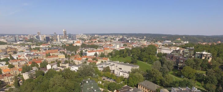 miesto panorama